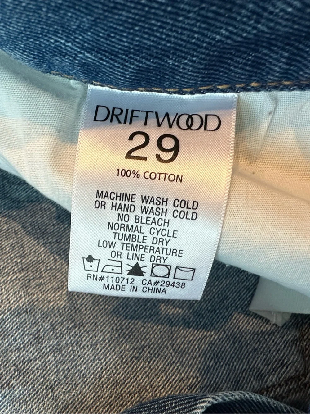 DRIFTWOOD Goldie Denim Embroidered Shorts 29 - Picture 4 of 7